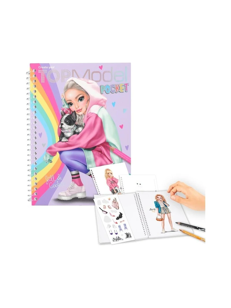 Top Model Köpekli Tasarım Defteri