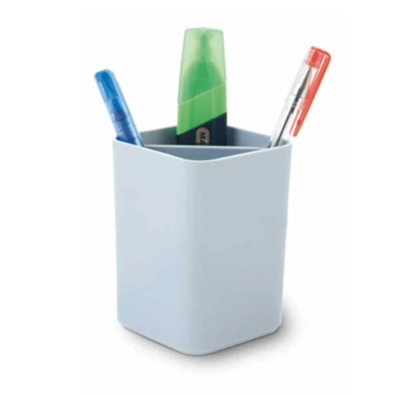 Mas Kristal Kubik Masa Üstü Kalemlik Gri 490