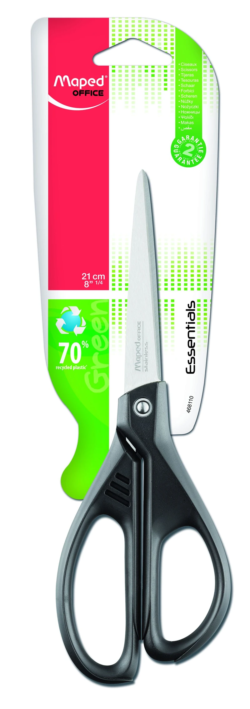 Maped 468110 Essentıals Green 21Cm Ofis Makası