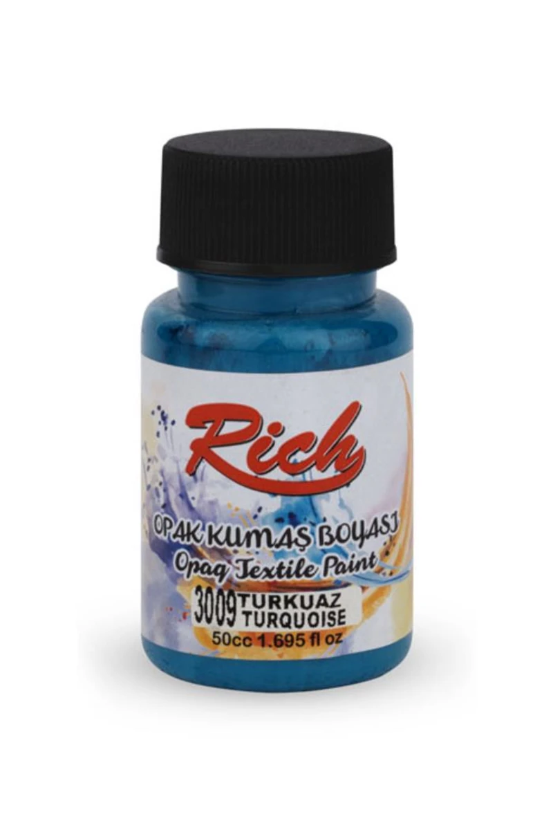 Akrilik Kumaş Boyası 50 Cc Turkuaz Kbo-050-02013