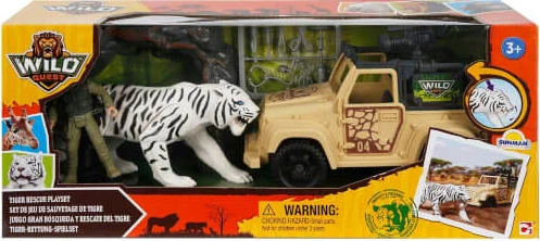 Sun-Cpm-Oyun Set Wıld Quest Tıgerrescue 1Araç/1Fgr