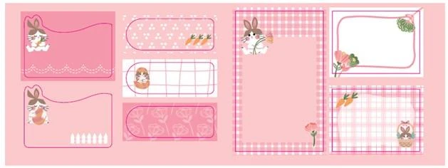 Kraf Yapışkanlı Not Kağıdı Seti Desenli 2215