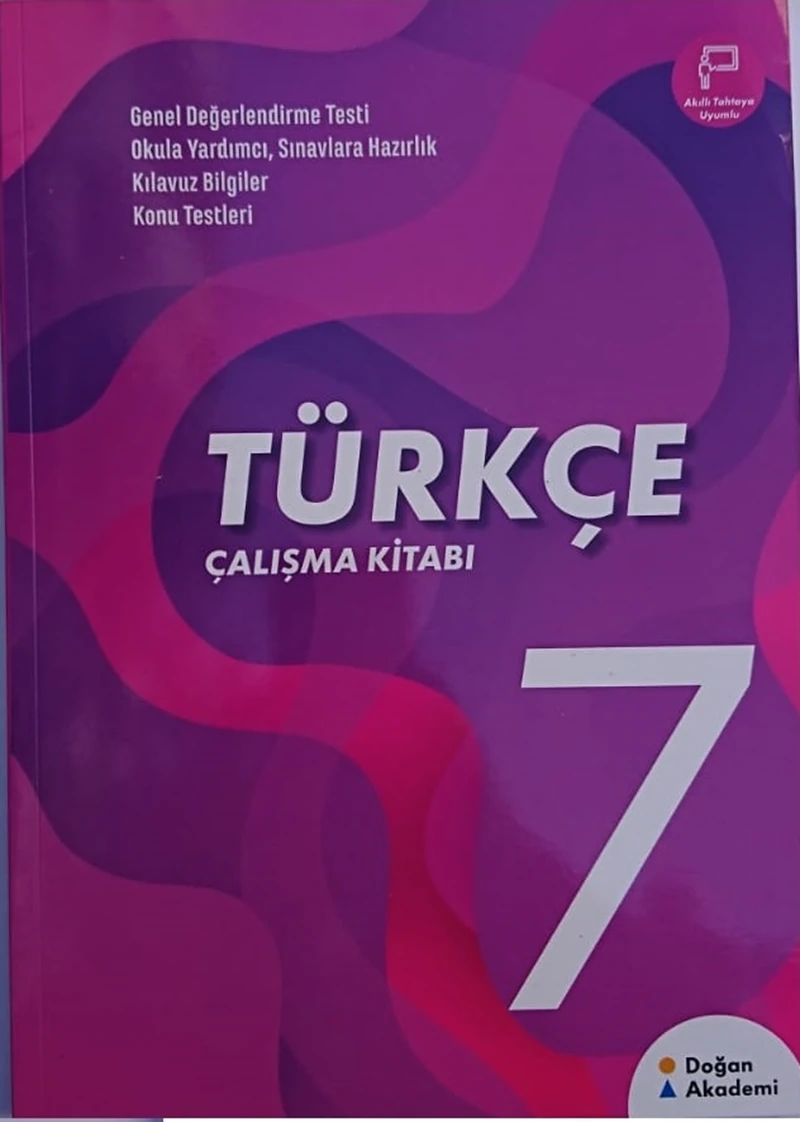 Doğan Akademi 7. Sınıf Türkçe Çalışma Kitabı