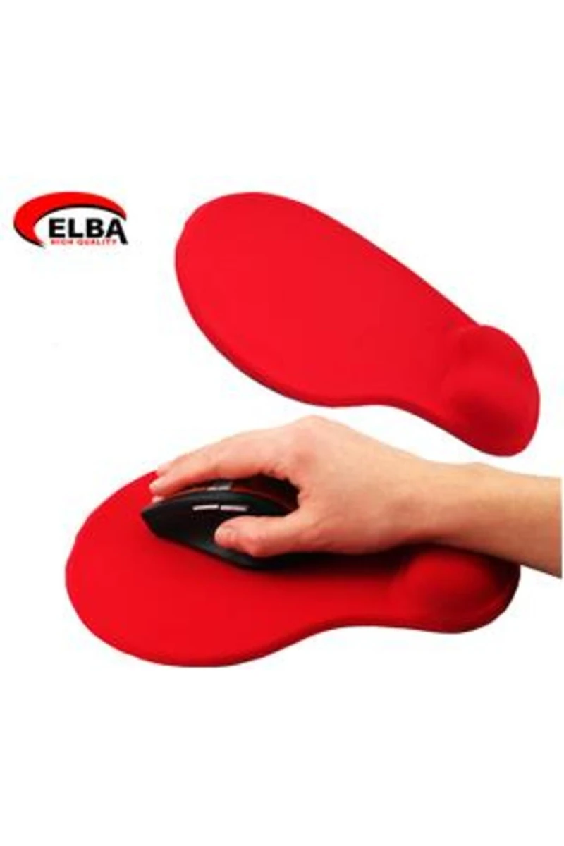 Elba K06152 Bileklikli Jel Mouse Pad Kırmızı