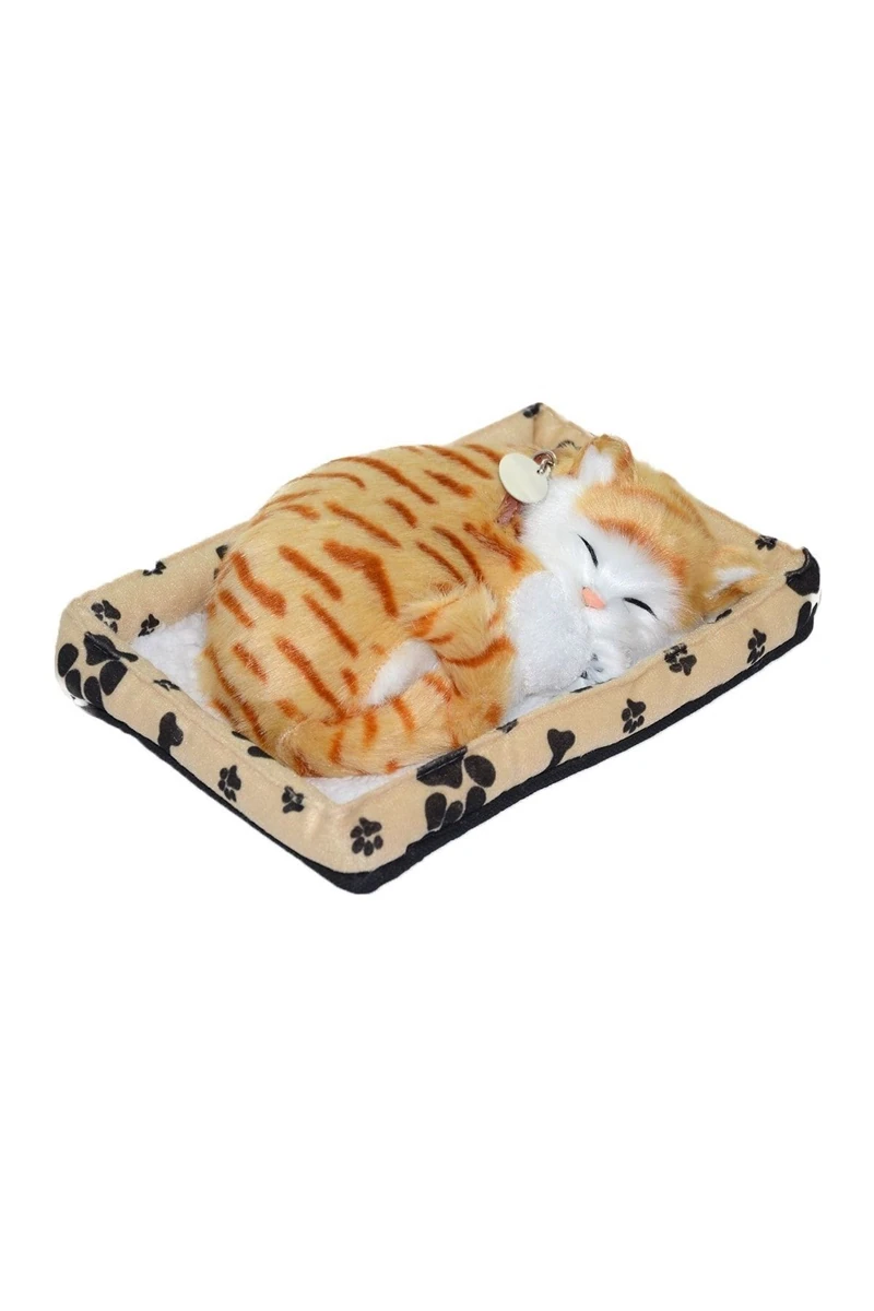 Can Yy199015 Sesli Sensörlü Uyuyan Kedi