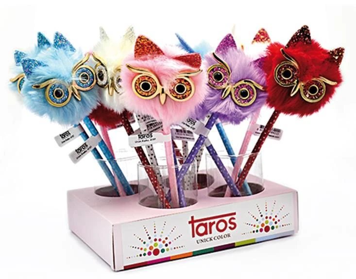 Unıck Color Kalem Baykuş Ponponlu 4137