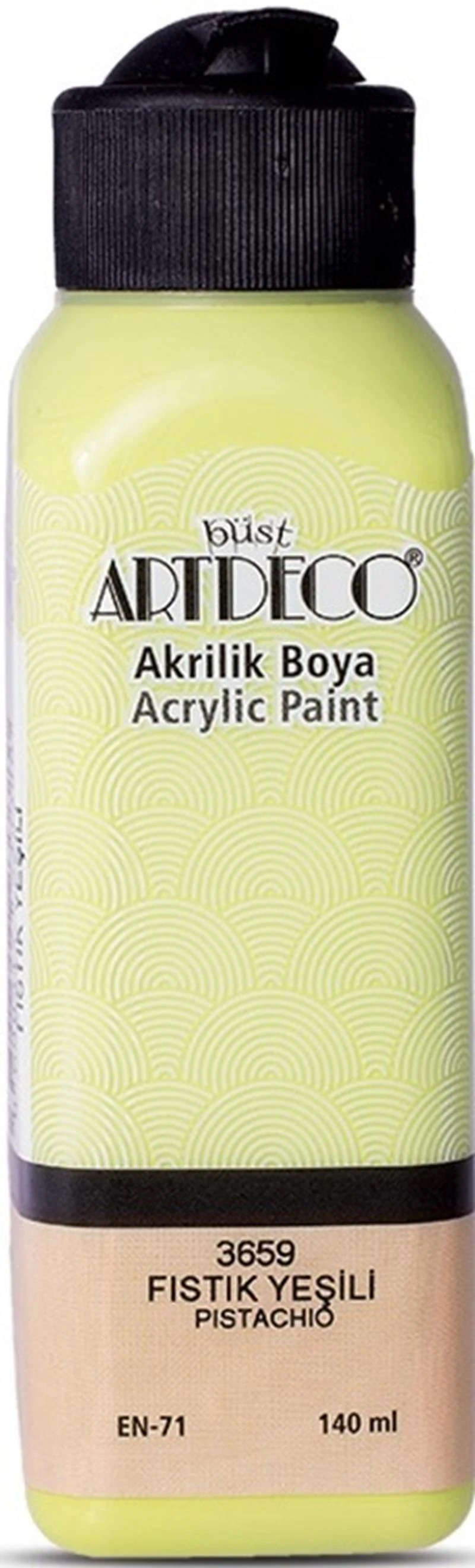 Artdeco Akrilik Boya 140 Ml Fıstık Yeşili Y-070R-3659