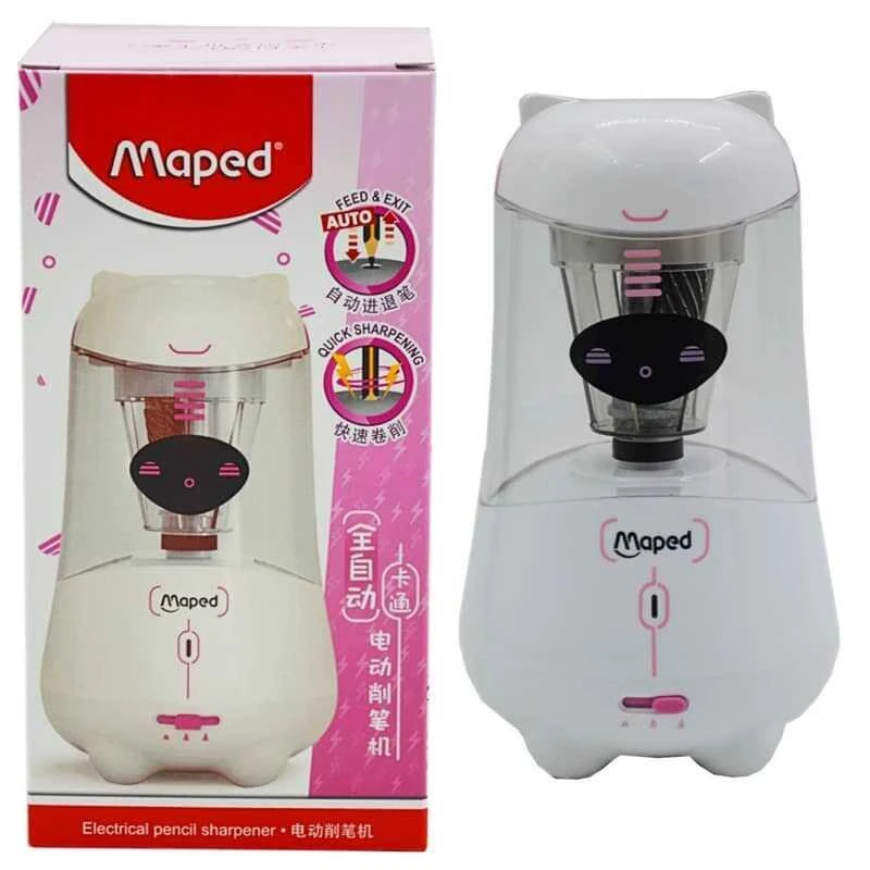 Maped Fancy Elektrikli Şarj Edilebilir Kalemtraş - Pembe 026401CH