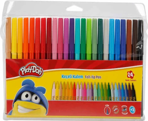 Play-Doh Keçeli Kalem 24 Renk 2Mm Ke-006