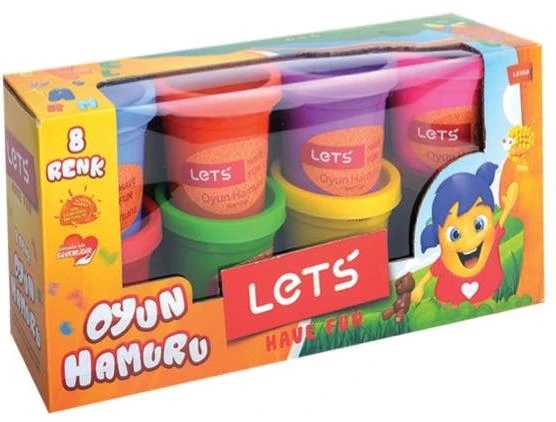 Lets Oyun Hamuru 8 Renk L8358