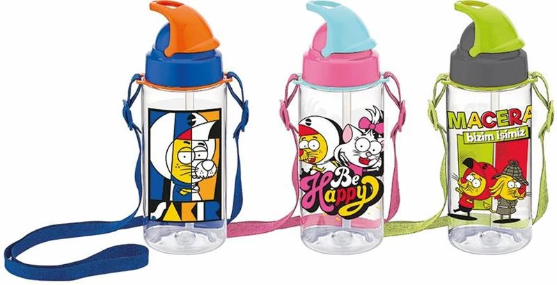 Gıpta K222025 Kral Şakir Desenli Pipetli Trıtan Matara 500Cc