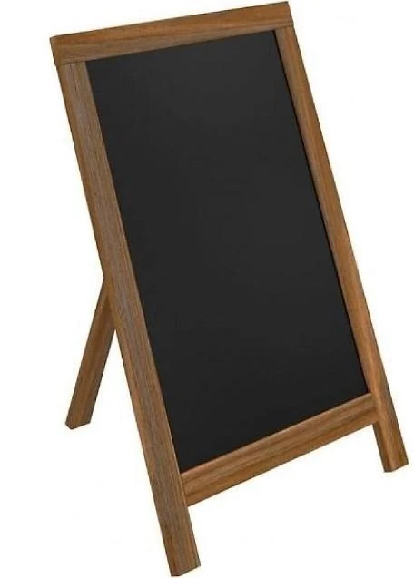 Panda Yazı Tahtası Ahşap Ayaklı Lüks Serisi 60X85 Siyah Pan 134