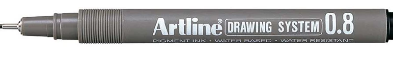 Artline Ek-238-S Teknik Çizim Kalemi 0.8Mm Siyah