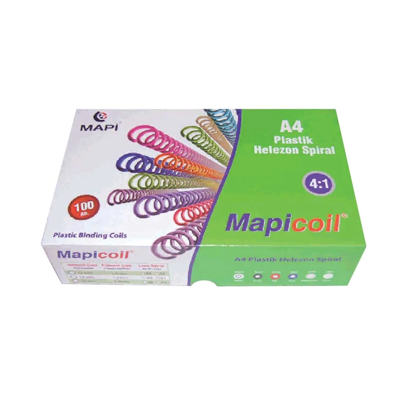 Mapicoil 2352204 Helezon Spiral 22Mm 50Li Şeffaf
