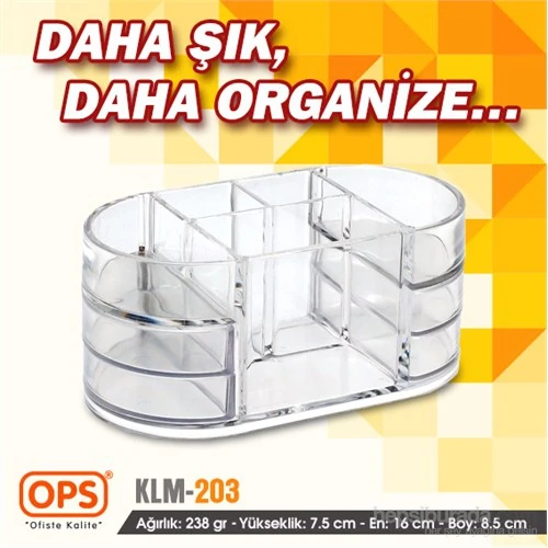 Ops KLM203CT Kalemlik (Şeffaf)
