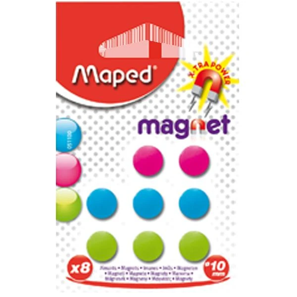 Maped 051100 Standart 10Mm Mıknatıs 8Li