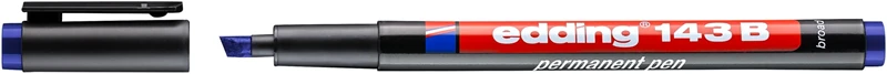 Edding 143/B Asetat Kalemi Mavi