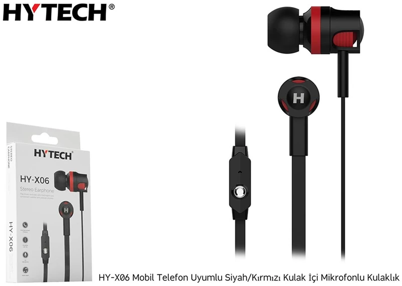 Hytech HY-X06 Mobil Telefon Uyumlu Beyaz-Mavi Kulaklık