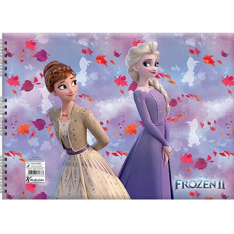 Keskin 300115-92 Frozen Iı 17*25 15 Yp. Spiralli Resim Defteri
