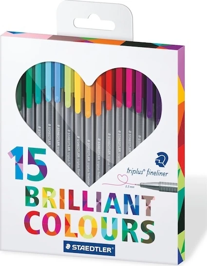 Staedtler Finelıner Triplus 15Li Kalp Kut.334 C15H