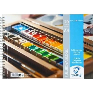 Van Gogh Suluboya Bloğu Defter 300 gr 20 yp A4