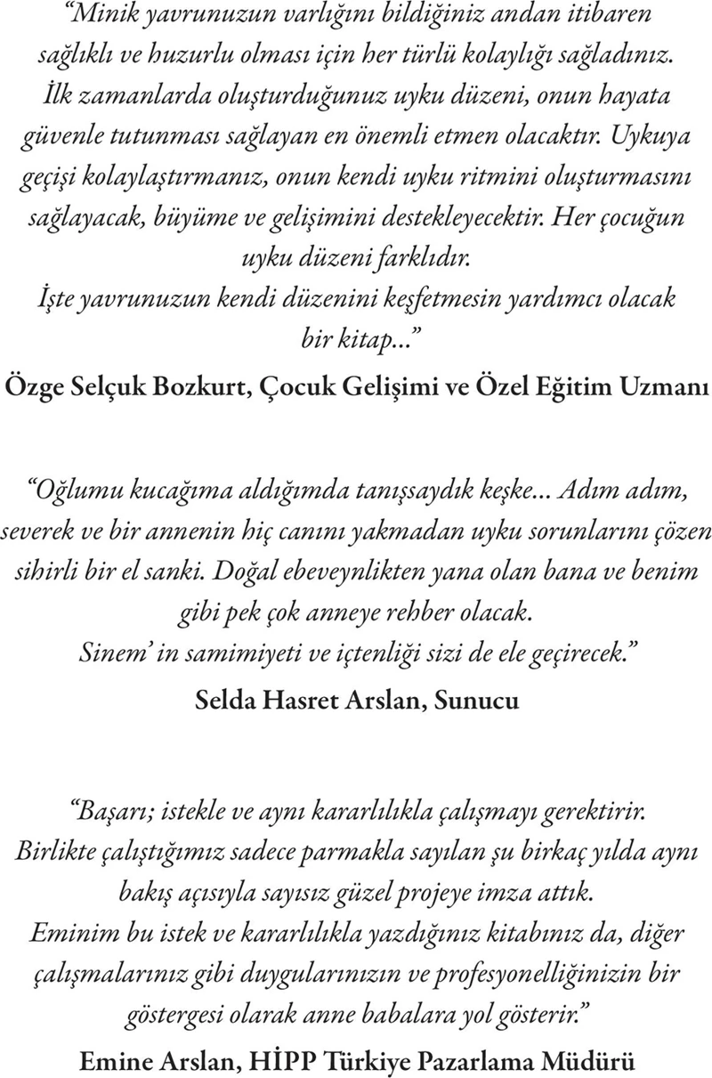 Bebeğiniz Uykuyu Çok Sevecek - Sinem Gerger Akınal