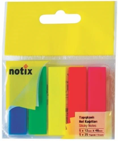 Notıx Na-Fp Neon Ayraç 5 Renk 125 Yp Asmalı