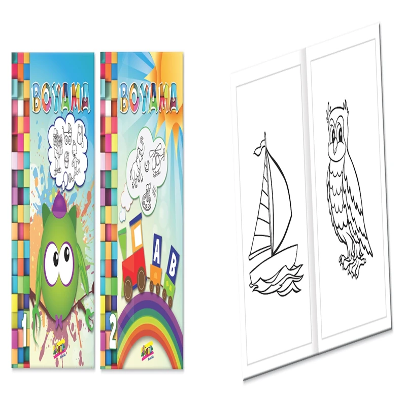 Keskin 240300-99 20*28 40 Yp.Ciltli Boyama Kitabı Karışık