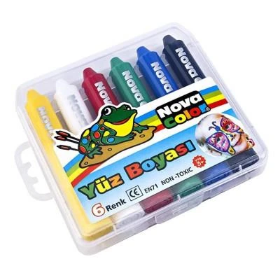 NOVA COLOR YUZ BOYASI CEVIRMELI 6 LI NC-210 *.NC-23