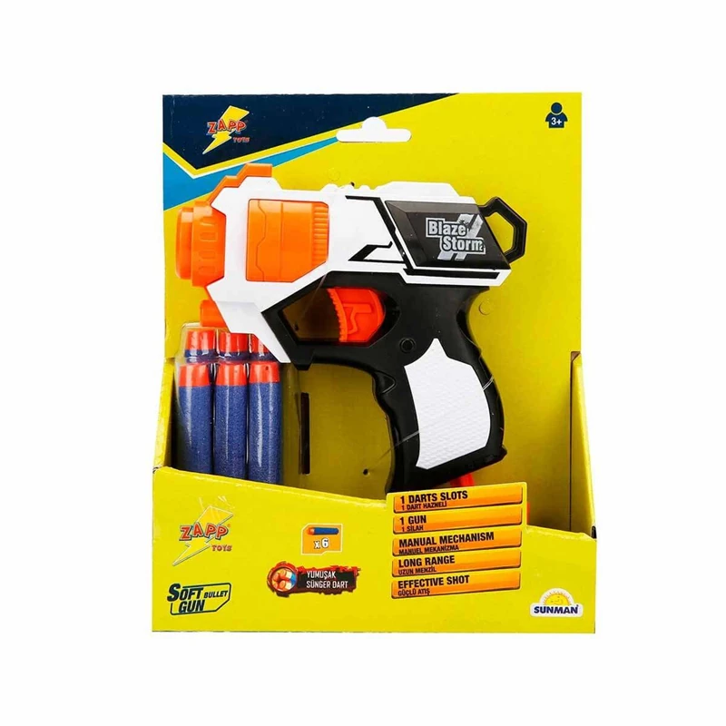 Zapp 6 Mermili Sünger Dart Atan Silah 14 cm