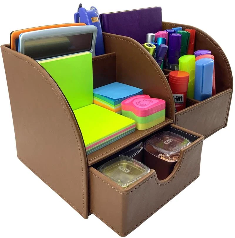 Inn Desıgn Organizer Çekmeceli Efsun Nostalji Deri Taba Inn-Dd-1014