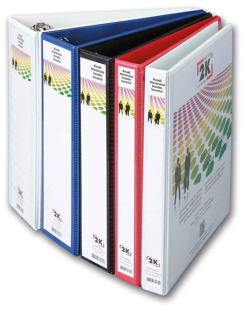 2K Halkalı Klasör 7 Cm 4 Halka Siyah 07-4D-S