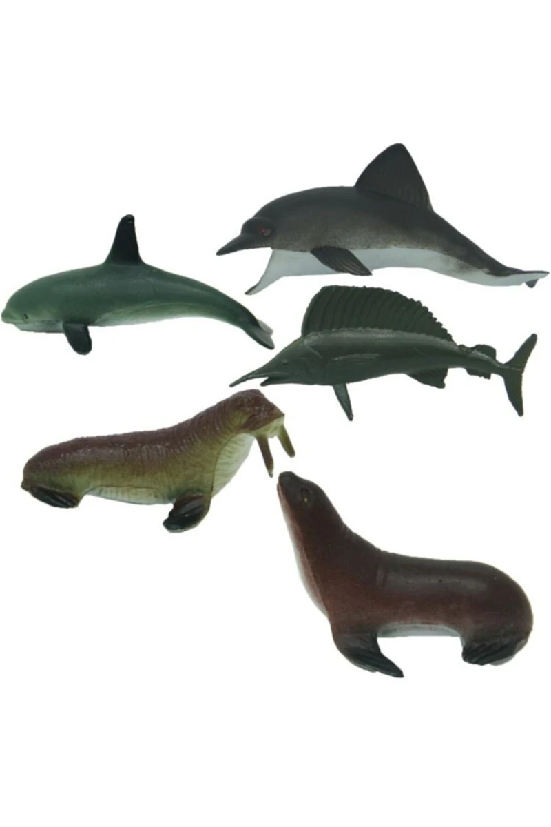 Sunman Poşette Küçük Boy Okyanus Hayvanları 07044 Kahverengi Timsah