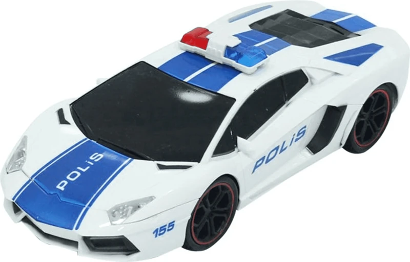Toysan Araba Toy-08 1:16 Polıce Car *24