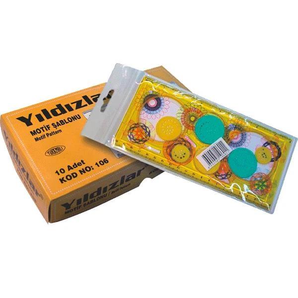 Yıldızlar Motif Şablonu 106