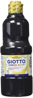 Giotto Guaj Boya Washable Paint 500 ML Siyah 535324