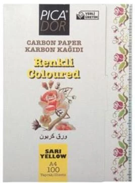 Pıcador Kk003 Karbon Kağıt A4 Sarı