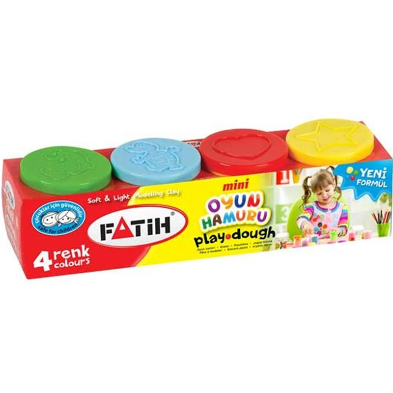 Fatih 50074 Mini Oyun Hamuru 4 Renk