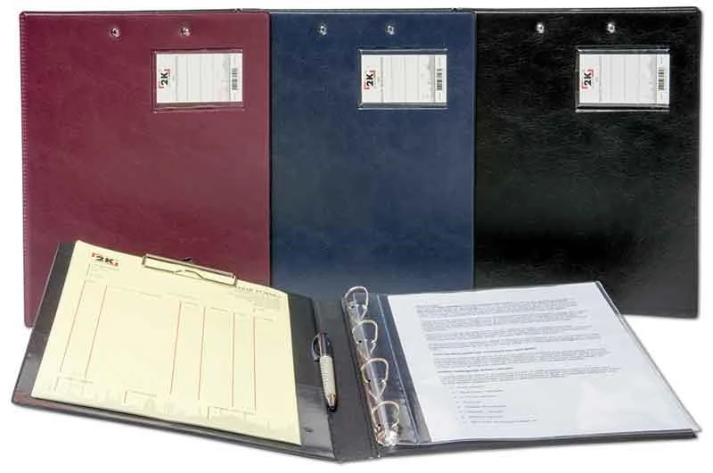 2K Klasör+Sekr. Çift Mek. 4 Halka Biala Siyah 295S