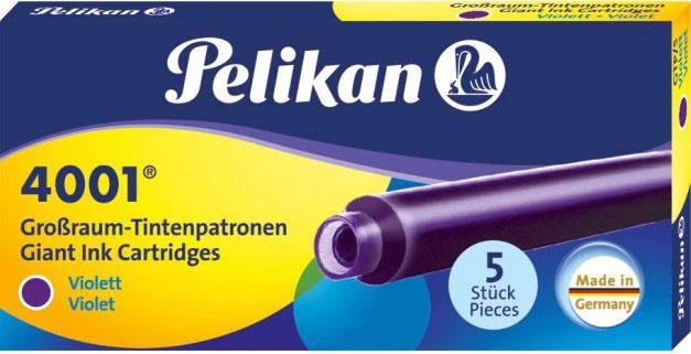 Pelikan 4001 Dolma Kalem Kartuş Dev Royal Mavi 5Li