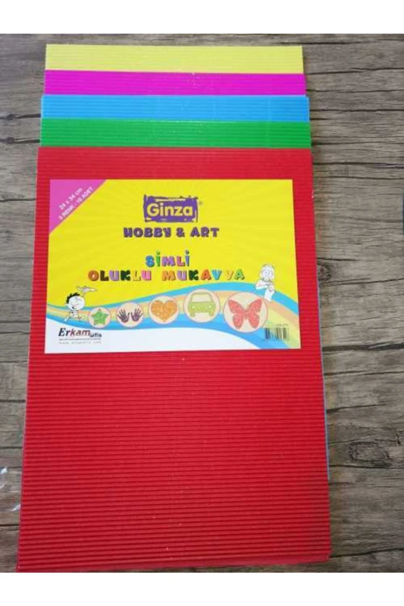 Ginza Gn-273 Oluklu Mukavva Simli 10 Renk