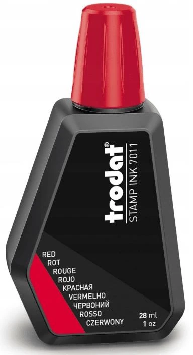 Trodat 1701028K1 Stanpa Mürekkebi 28Ml Kırmızı