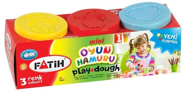 Fatih Mini Oyun Hamuru 3 Renk