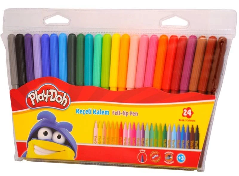 Play-Doh Keçeli Kalem 24 Renk 2Mm Ke-006