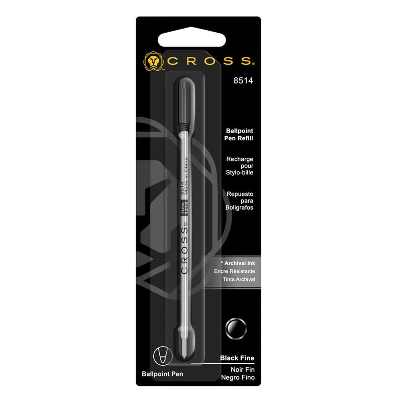 Cross Tükenmez Kalem Refili Siyah Fine 8514D