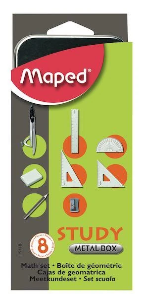 Maped 119418 Study Nikel Pergel Takımı 8Li