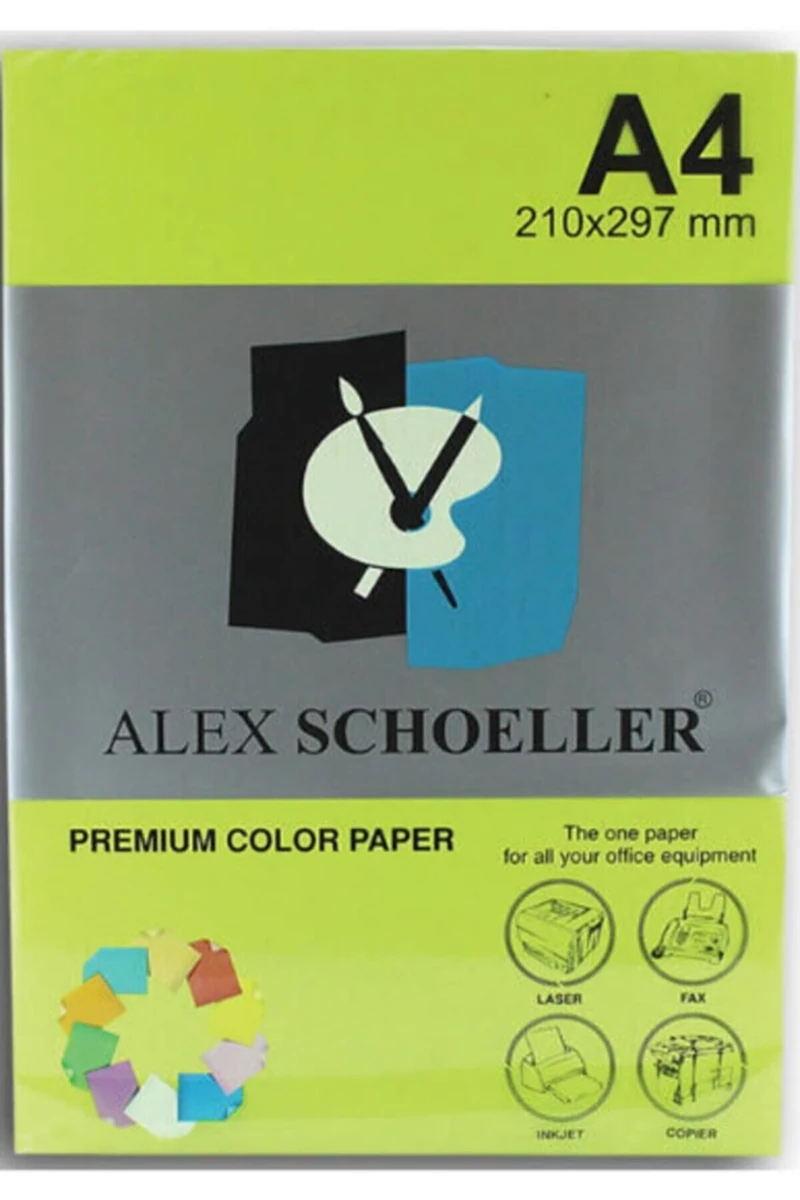 Alex Alx-721 Fos.Fotokopi Kağıdı A4 80Gr 500Lü Yşl