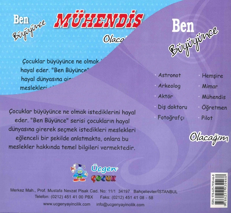 Üçgen Çocuk Ben Büyüyünce Serisi - 10 Kitap