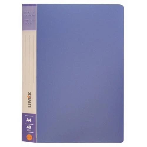 Umıx U1104P-Ma Ön Cep. Sun.Dosya A4 40Lı Mavi