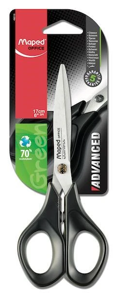 Maped 496110 Advenced Green 17Cm Asimetrik Makas